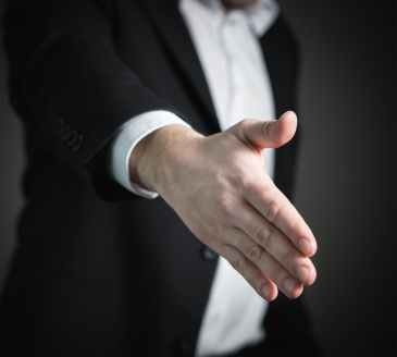 close up of hand